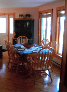 Inviting dining room
